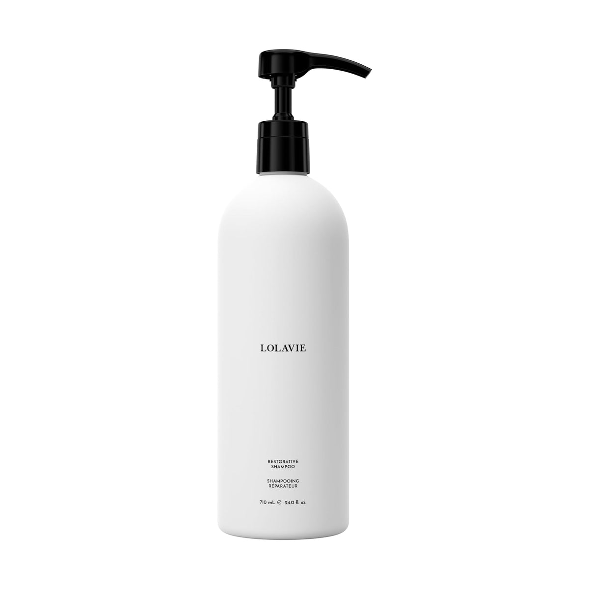 LolaVie front packaging showing full 24 oz bottle and clear branding benefit