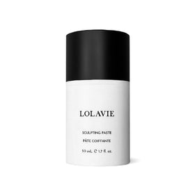 LolaVie Sculpting Paste front jar showing label and matte packaging benefit