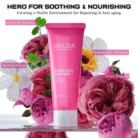 Lollsea application step with finger spreading mask for easy nighttime use