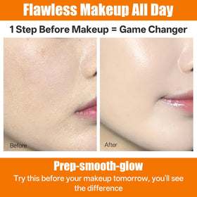 pad used before makeup demonstrating Lollsea prepping skin for smoother makeup finish
