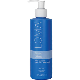 Loma Hair Care front jar view showing label and 8 ounce size benefit