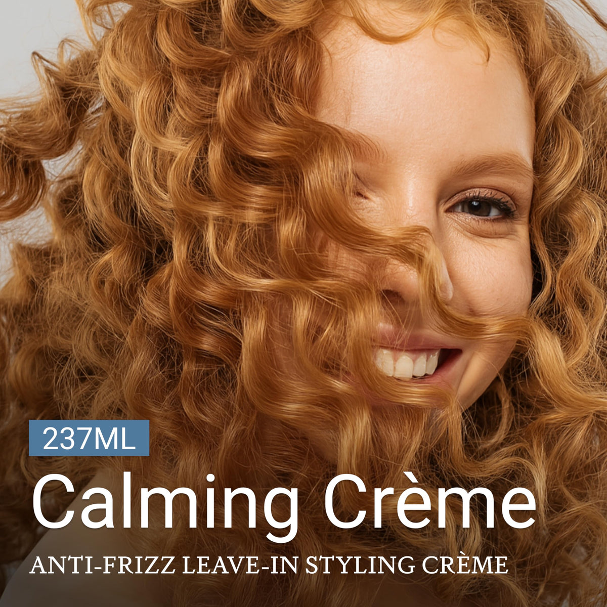 Loma Hair Care texture close-up swipe showing lightweight crème for easy spreading