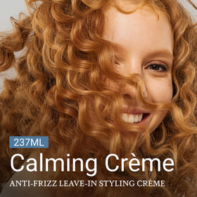 Loma Hair Care texture close-up swipe showing lightweight crème for easy spreading