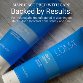 Loma jar on bathroom shelf styled to show daily routine convenience