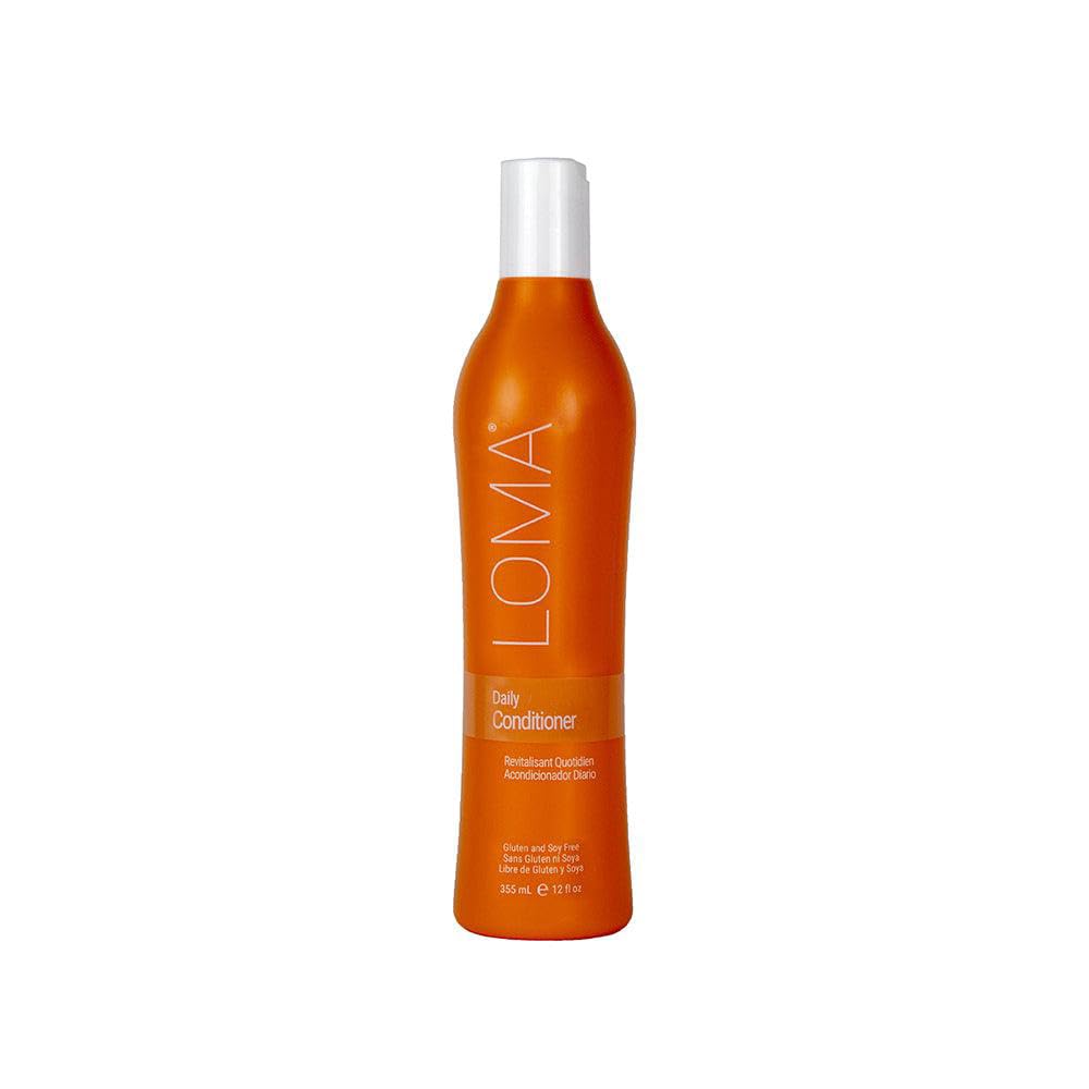 Loma Daily Conditioner front packaging showing brand and size and clear benefit
