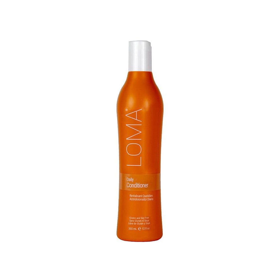 Loma Daily Conditioner front packaging showing brand and size and clear benefit