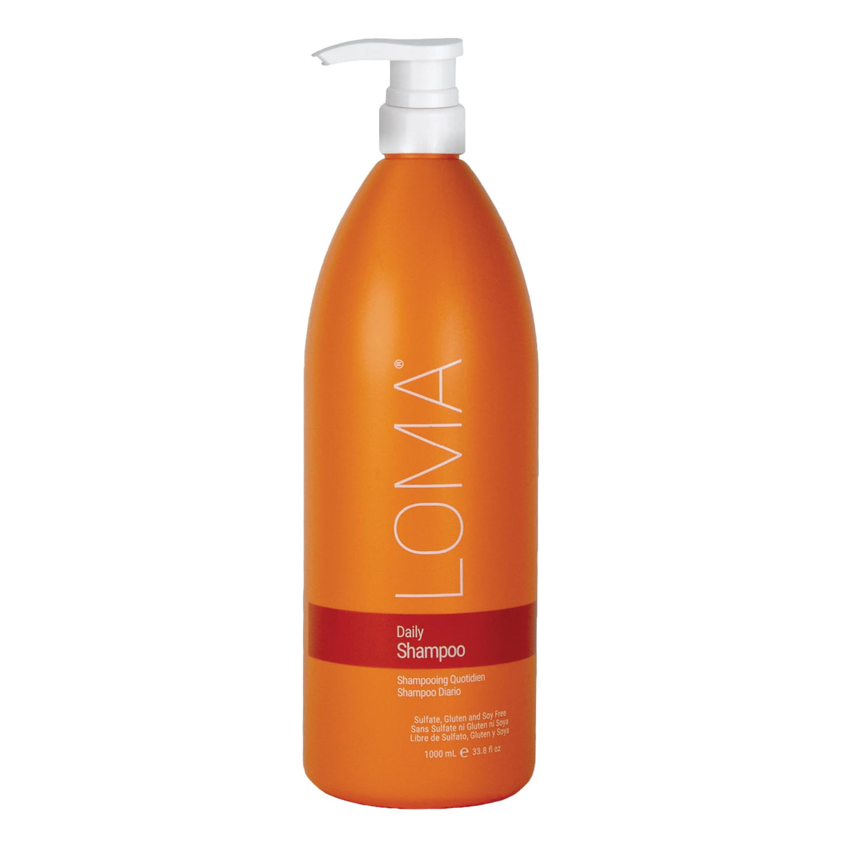 Loma front bottle showing label and size for easy identification and benefit