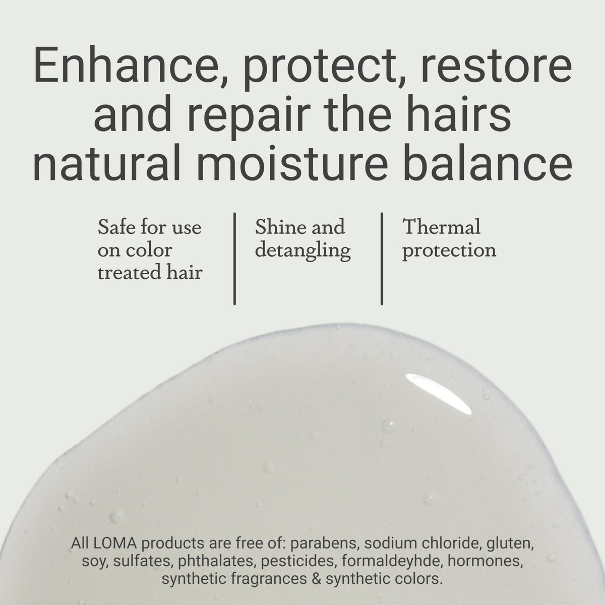 Loma 12 ounce bottle beside a ruler for accurate size and travel-friendly benefit