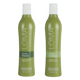 LOMA front packaging of duo pack showcasing bottles and branding for easy identification