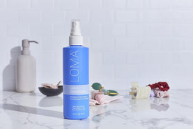 Loma leave-in ingredients label emphasizing sulfate and paraben free