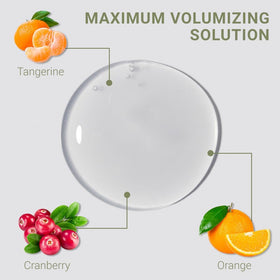 Loma label and pump detail highlighting ingredient benefits