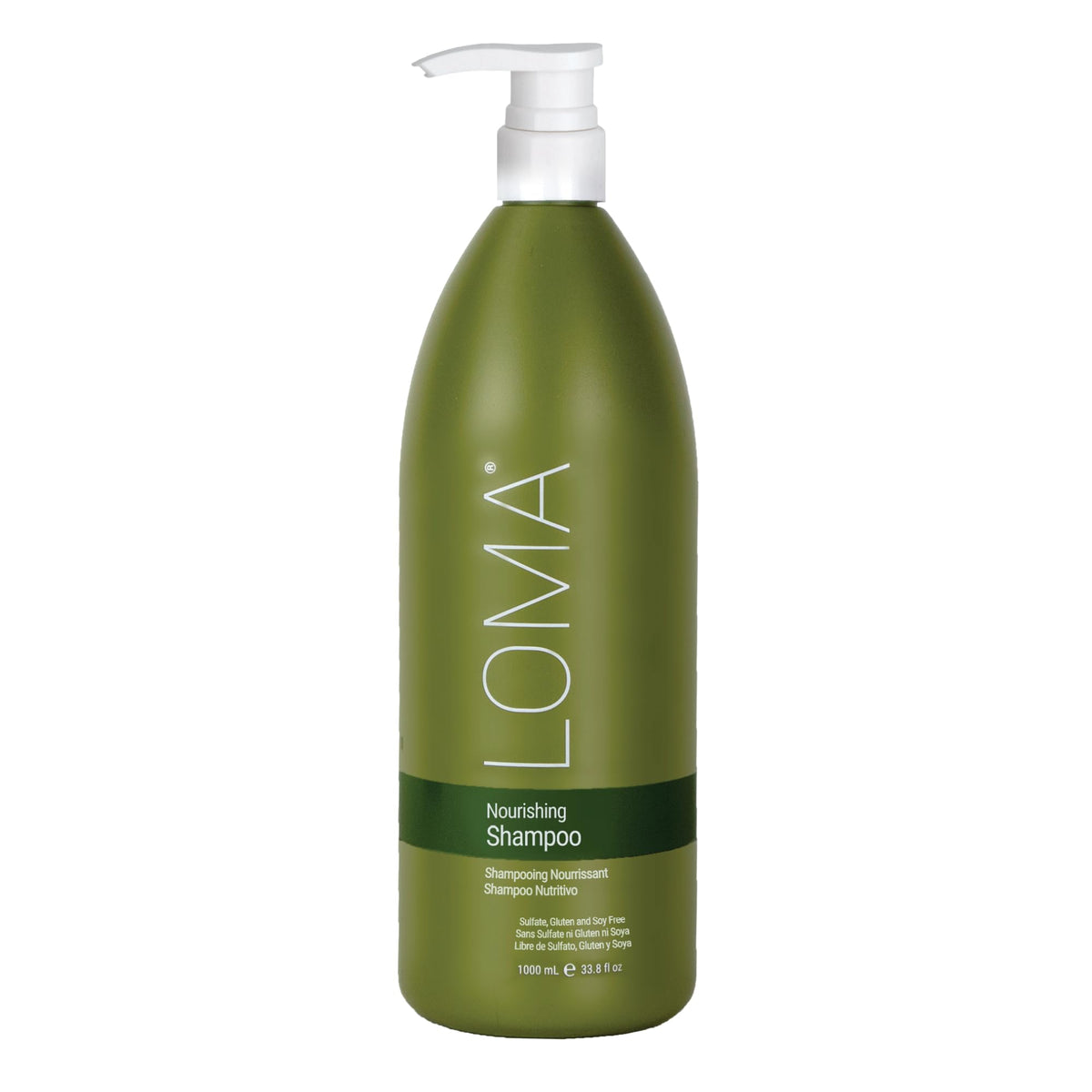 Loma front bottle view showing packaging and cranberry pear scent for nourishing shine