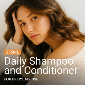 LOMA shampoo clear texture close-up highlighting gentle cleansing action