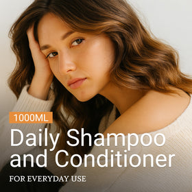 Loma shampoo pump close-up highlighting gentle dispenser and ease of use