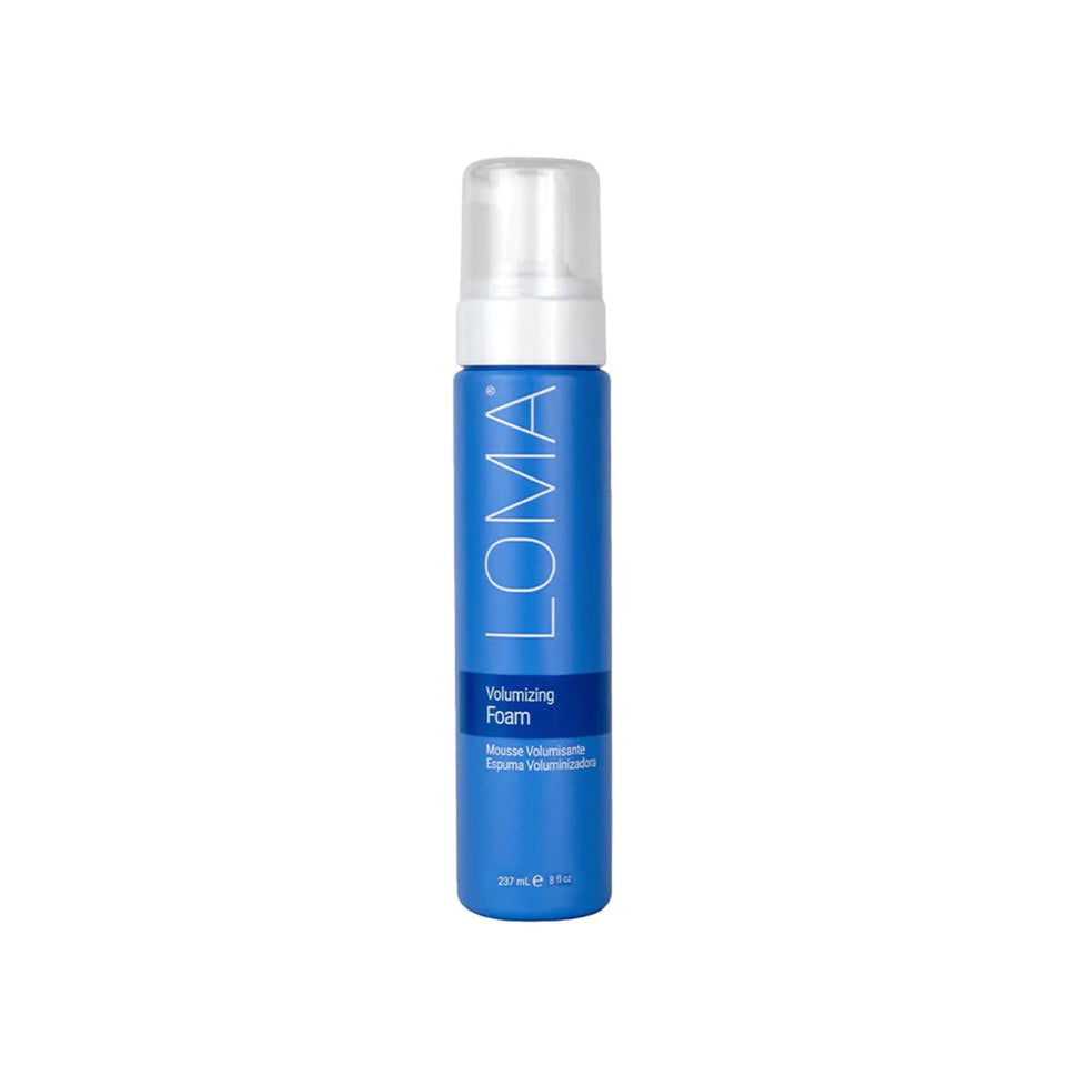 LOMA volumizing foam front packaging showing label and size for easy identification and benefits