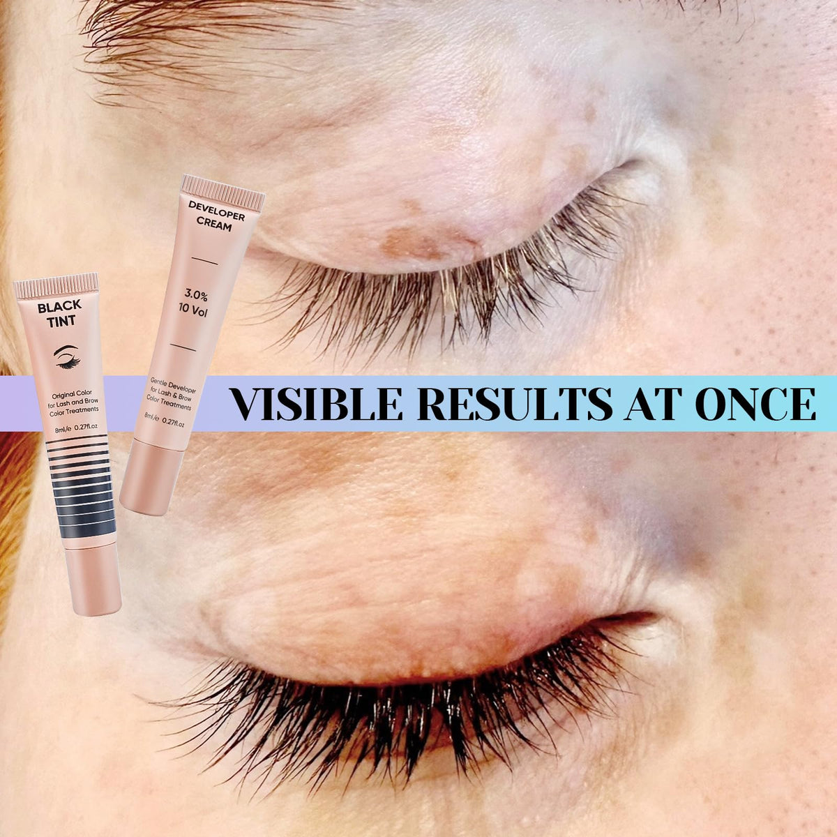Lomansa 8ml tint bottle and developer cream for quick results
