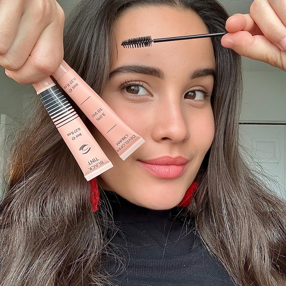 lomansa tinted eyebrows styled to show natural definition and neat shape