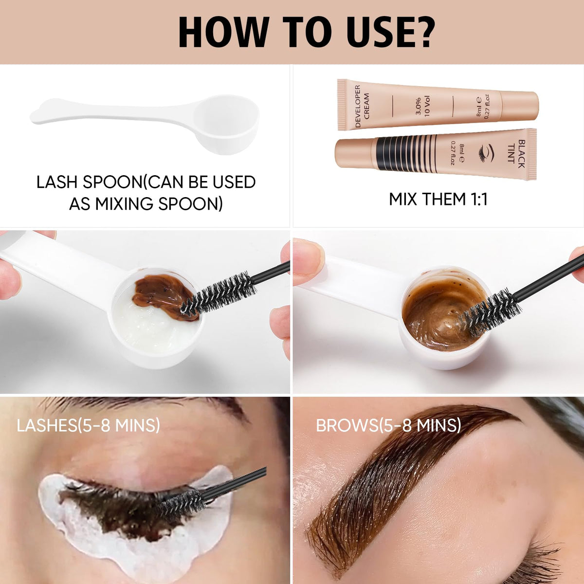 lomansa before and after lashes comparison demonstrating fuller darker look