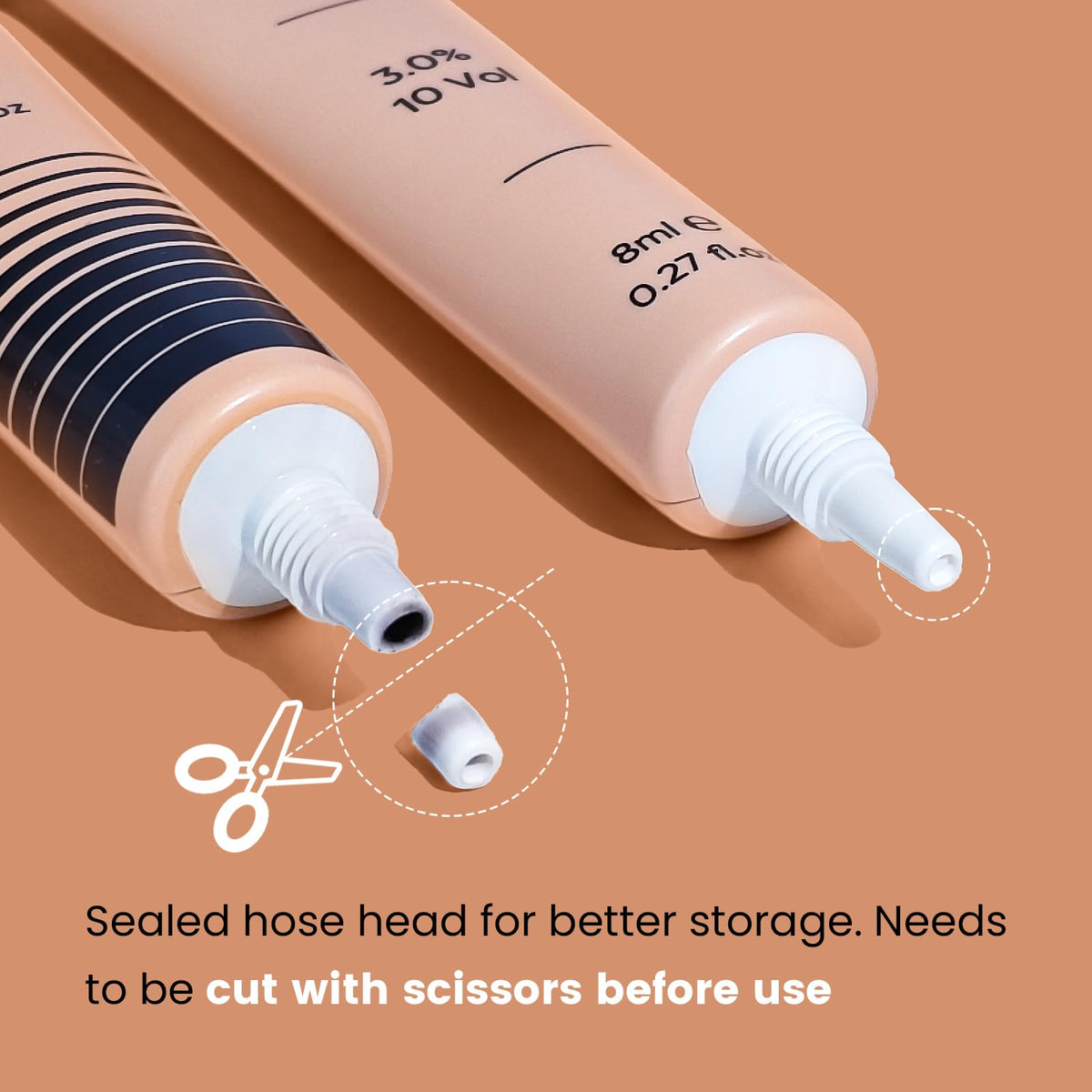 Lomansa mix brush and stirring spoon for precise application