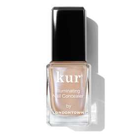 LONDONTOWN bottle front view showcasing lustrous beige shade and glow