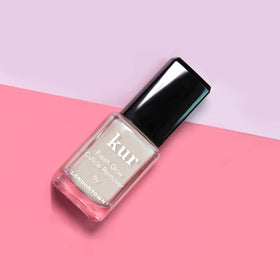 LONDONTOWN before and after nail edge comparison showing smoother cuticles