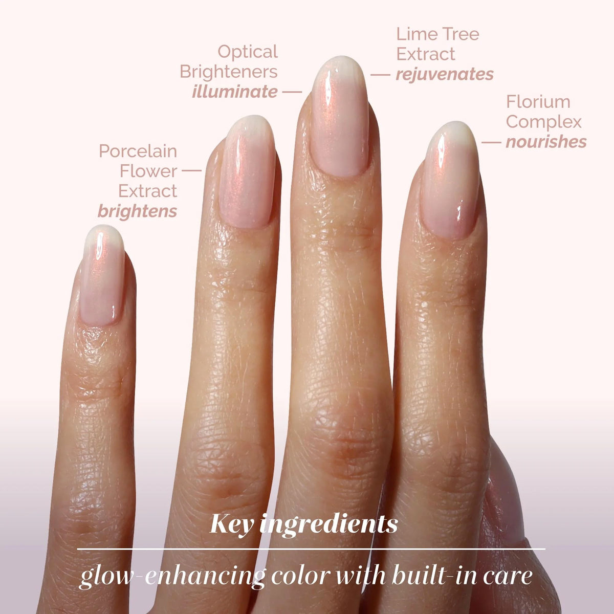 LONDONTOWN before and after nails demonstrating concealment of yellowing