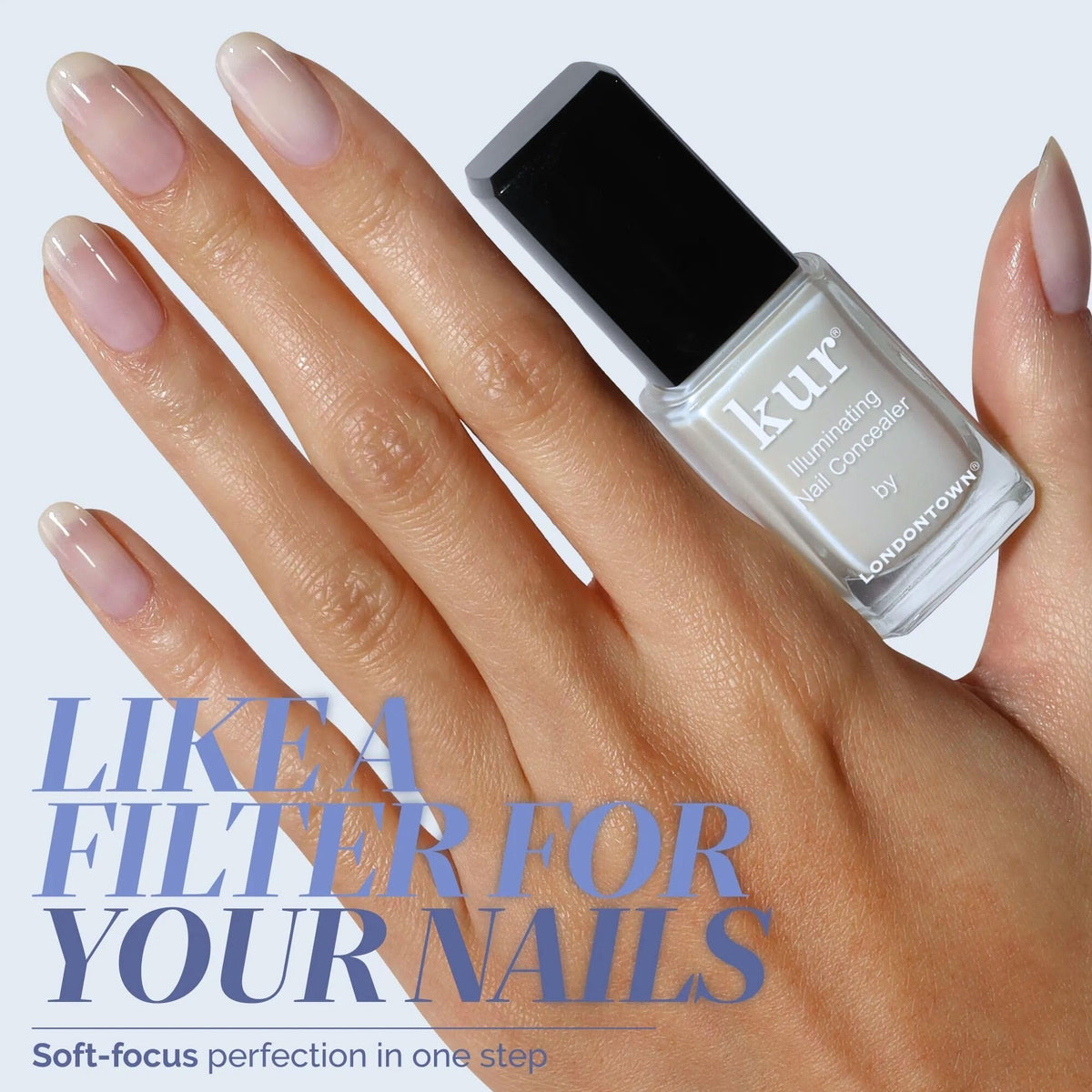 LONDONTOWN brush applying polish for smooth, even coverage benefit