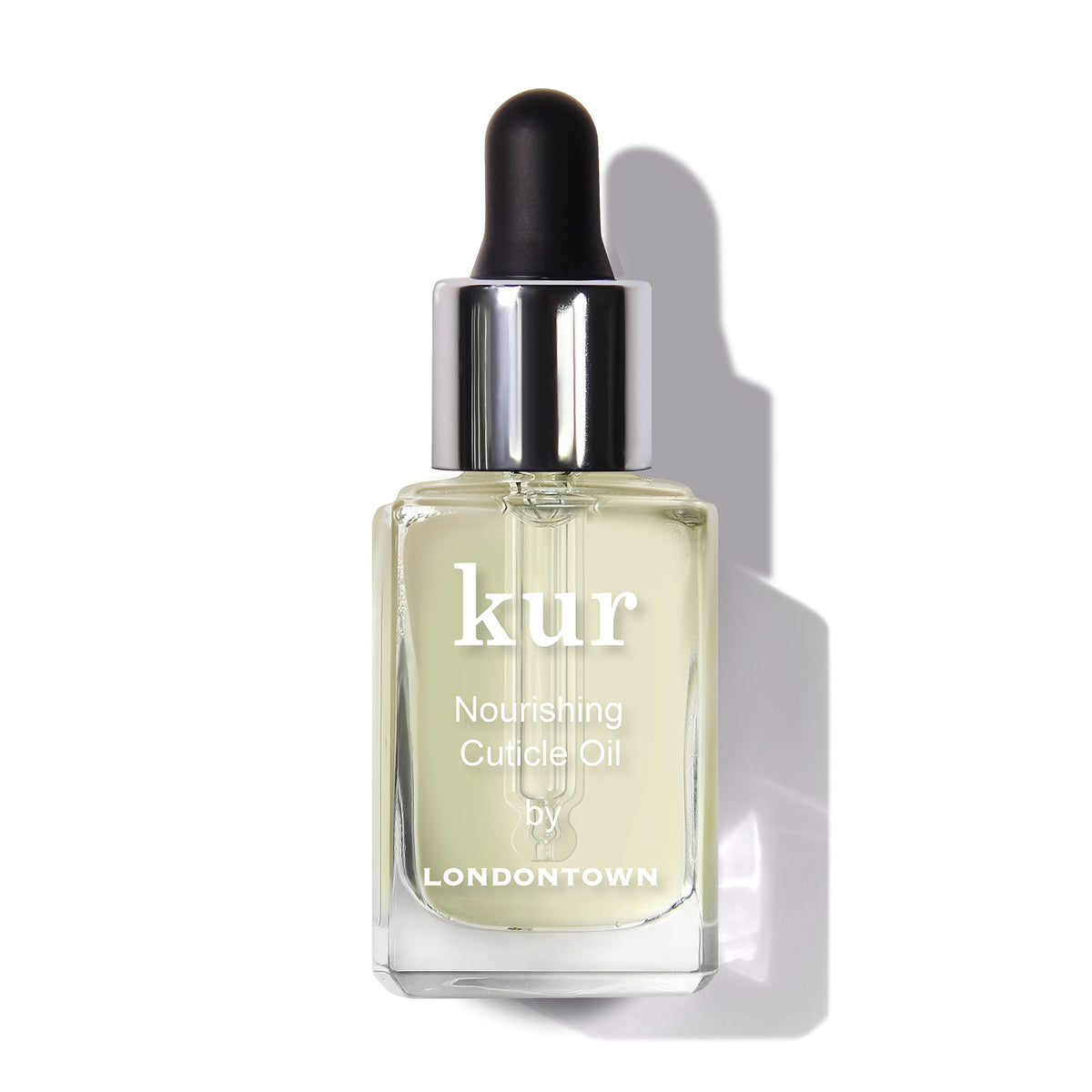 LONDONTOWN front bottle view showing compact nourishing cuticle oil