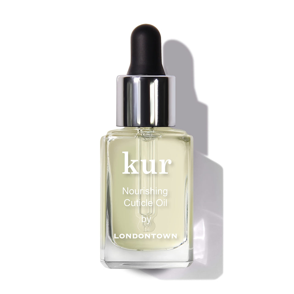 LONDONTOWN front bottle view showing compact nourishing cuticle oil