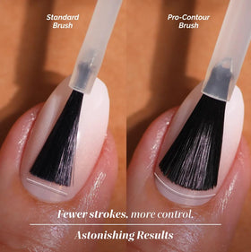 LONDONTOWN surface texture detail highlighting gel-like shine and streak-free appearance