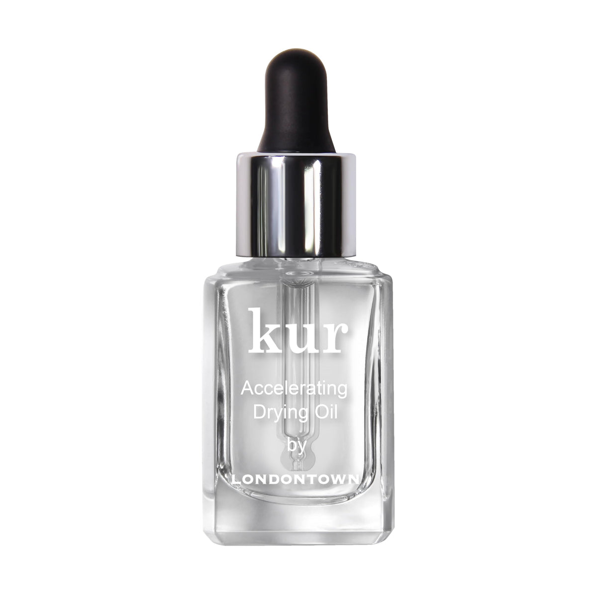 LONDONTOWN bottle front view showing compact travel-friendly design and quick-dry benefit
