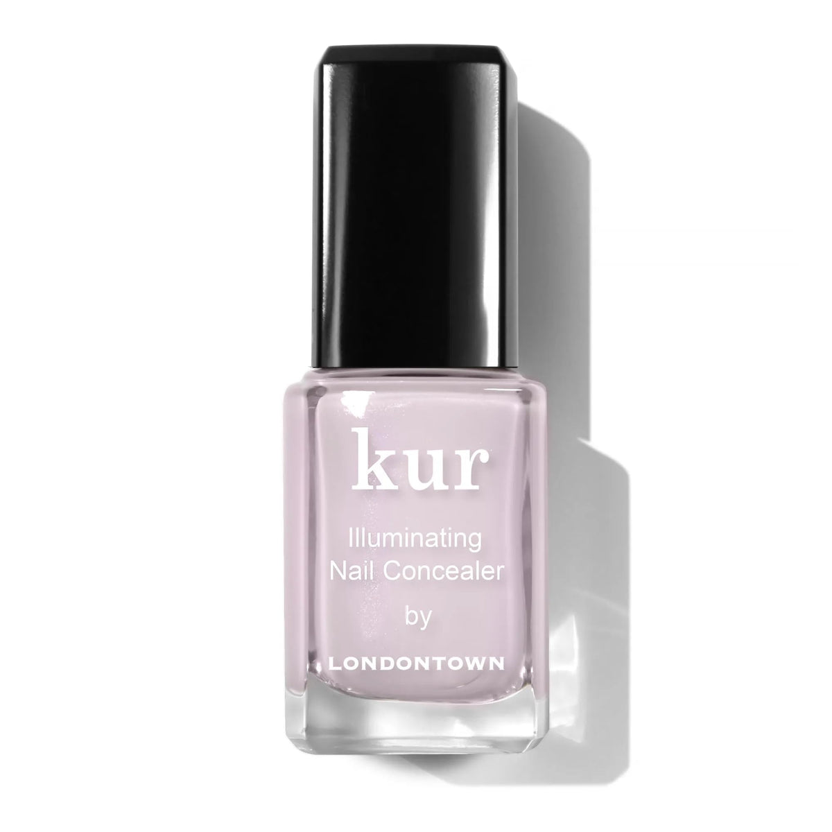 LONDONTOWN front bottle showing sheer pink finish and brightening benefit