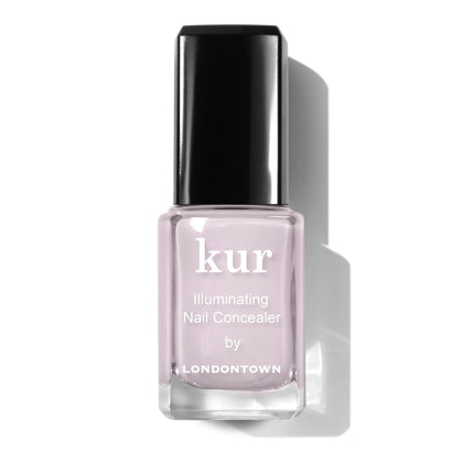 LONDONTOWN front bottle showing sheer pink finish and brightening benefit
