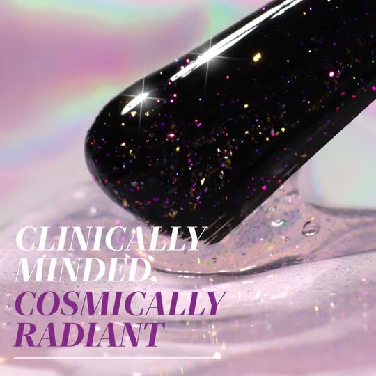 LONDONTOWN close-up shimmer texture highlighting fine luminous particles