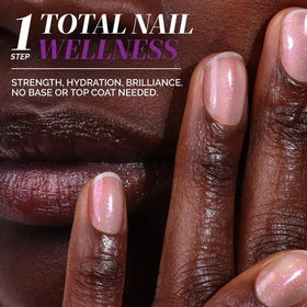 LONDONTOWN applied on natural nails demonstrating sheer radiant finish