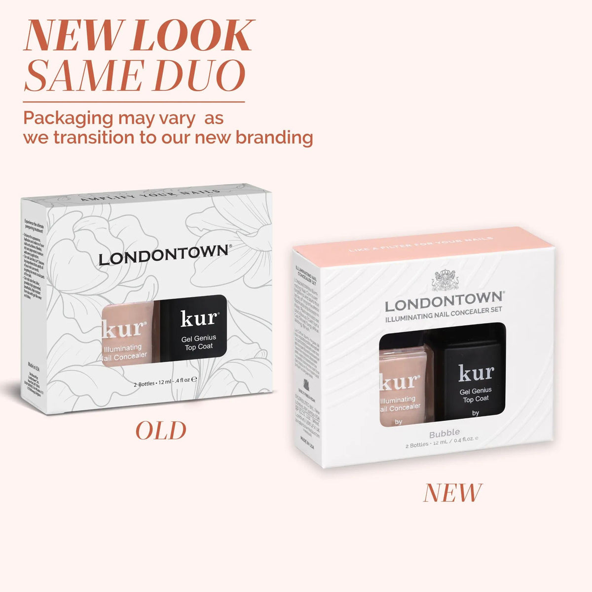 LONDONTOWN Kur Bubble concealer brush close-up showing smooth application