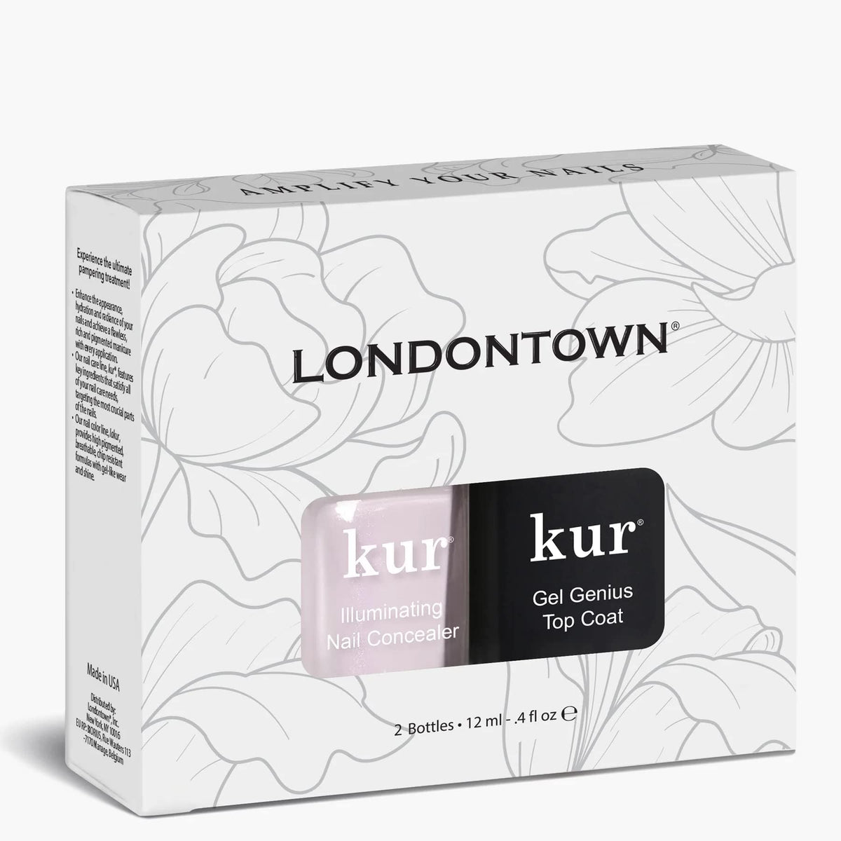 LONDONTOWN kur duo staged on vanity illustrating everyday routine