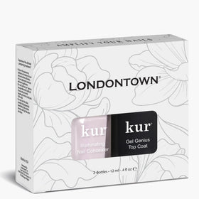 LONDONTOWN kur duo staged on vanity illustrating everyday routine