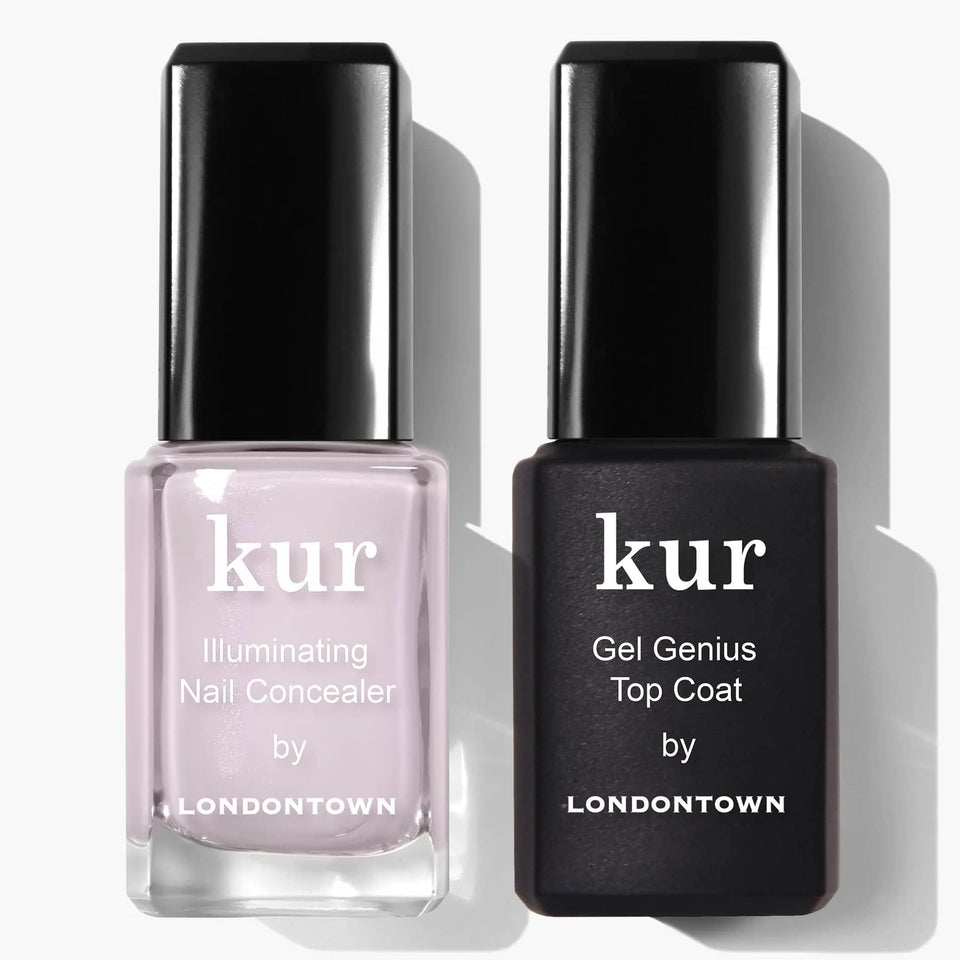 LONDONTOWN kur duo front packaging showing both bottles and benefits