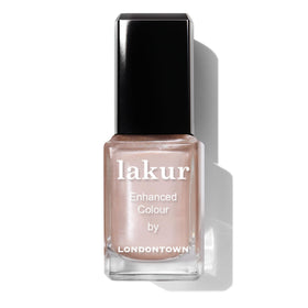 LONDONTOWN lakur front bottle showing nude brown shade and glossy finish