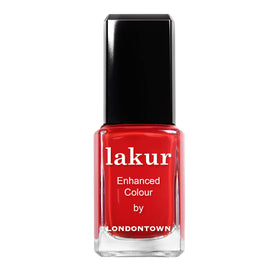 LONDONTOWN bottle front view showing Londoner Love red and glossy finish