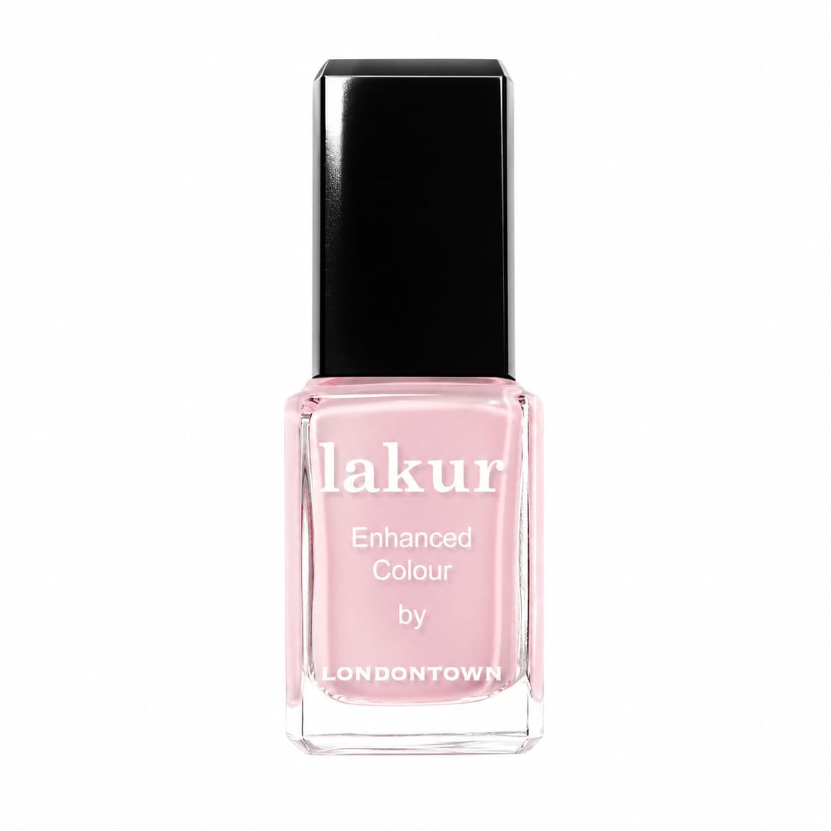 LONDONTOWN bottle front view showing Magnolia Haze pink-purple color and sleek packaging
