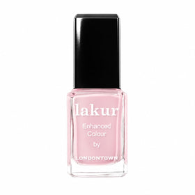 LONDONTOWN bottle front view showing Magnolia Haze pink-purple color and sleek packaging