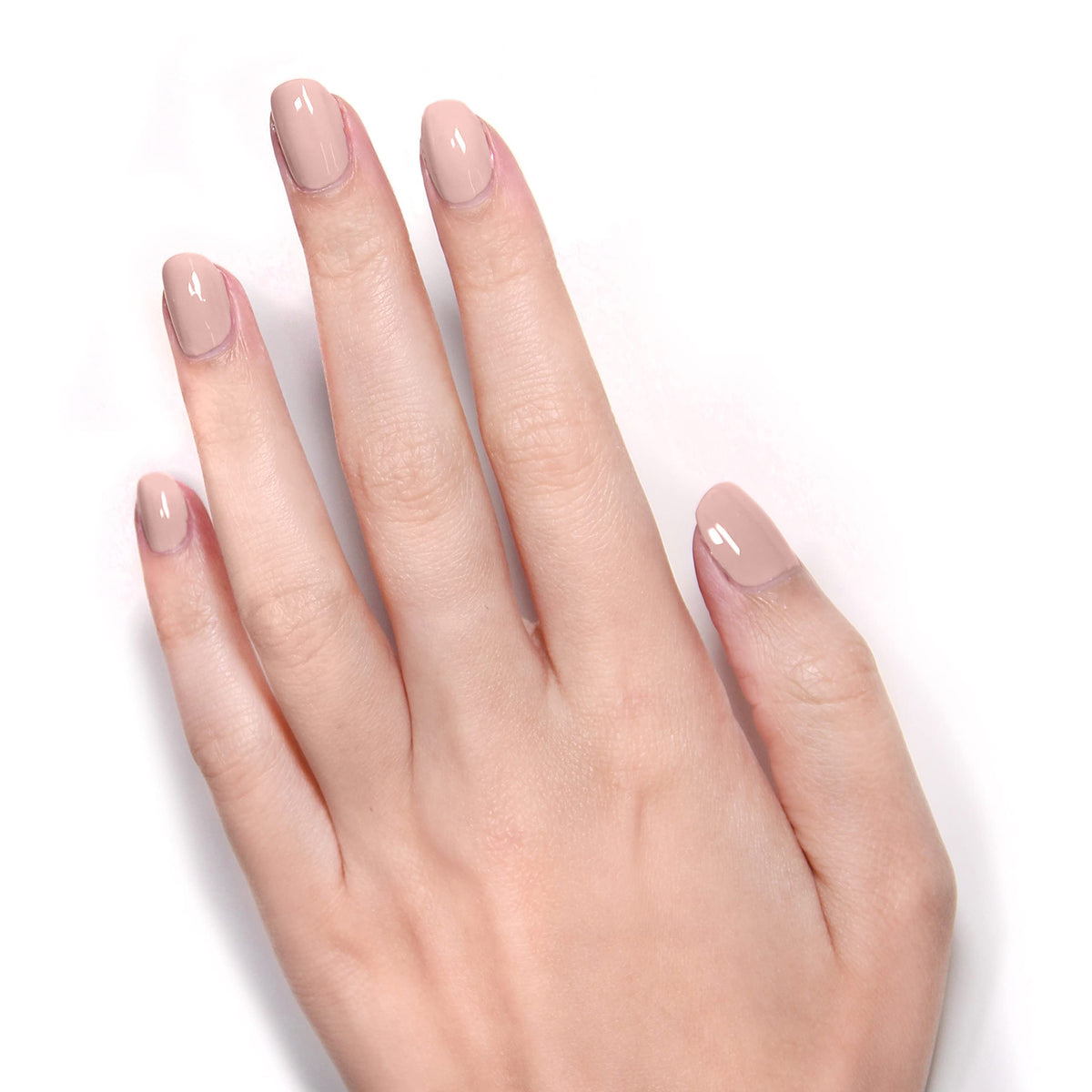 LONDONTOWN café au lait on manicured hands for versatile, everyday elegance