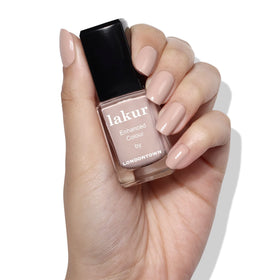 LONDONTOWN nail swatch cards of nude and brown shades for color selection