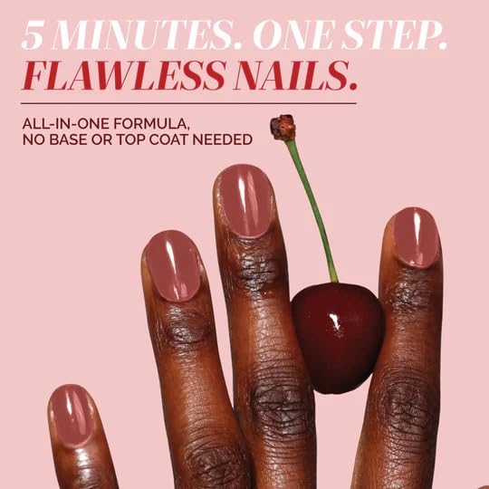 LONDONTOWN close-up of glossy nail texture showing conditioned healthy finish benefit