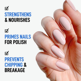 LONDONTOWN texture close-up showing clear formula delivering a protective glossy finish