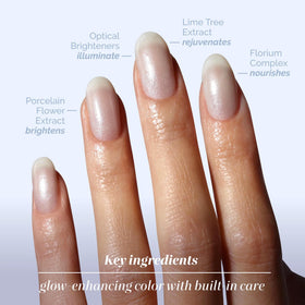 LONDONTOWN polish texture drop showing silky finish and coverage benefits