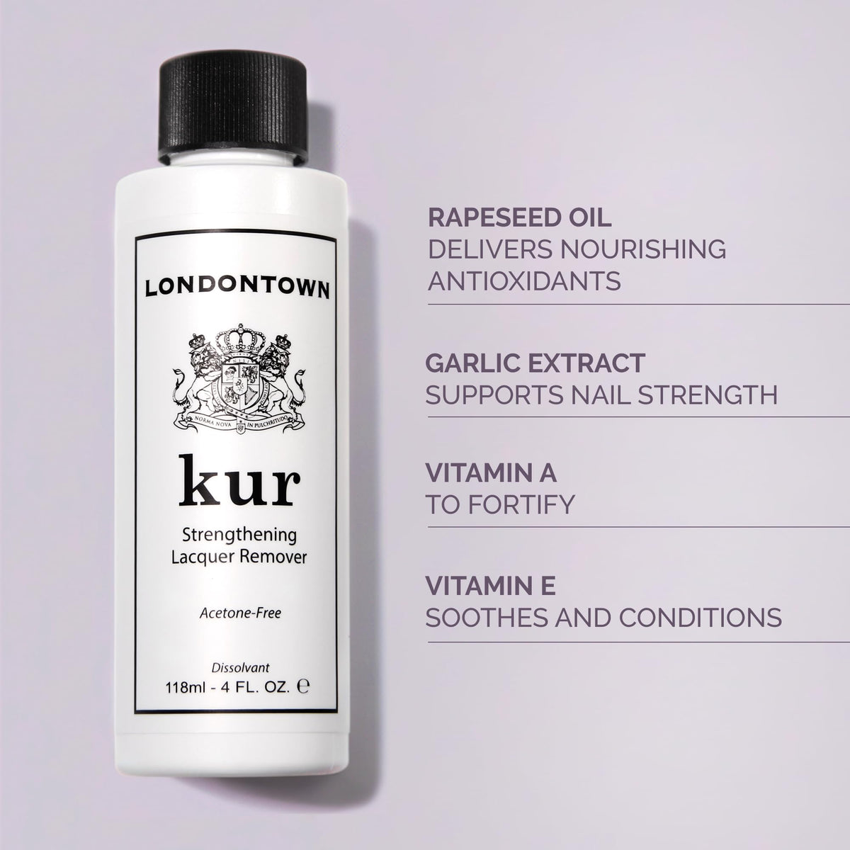 LONDONTOWN liquid texture pouring to show gentle, fast-acting action