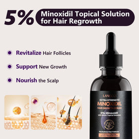 LONGCCI dropper applying serum to scalp demonstrating precise, mess-free dosing benefit